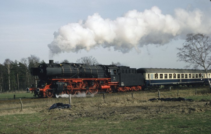 01&nbsp;150 Sonderzug Celle->Bergen auf der OHE, bei Altensalzkoth, 13.03.1983