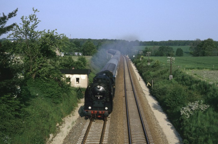 01&nbsp;137 D&nbsp;451 bei Seeligstadt (hinter Arnsdorf), 25.05.1995