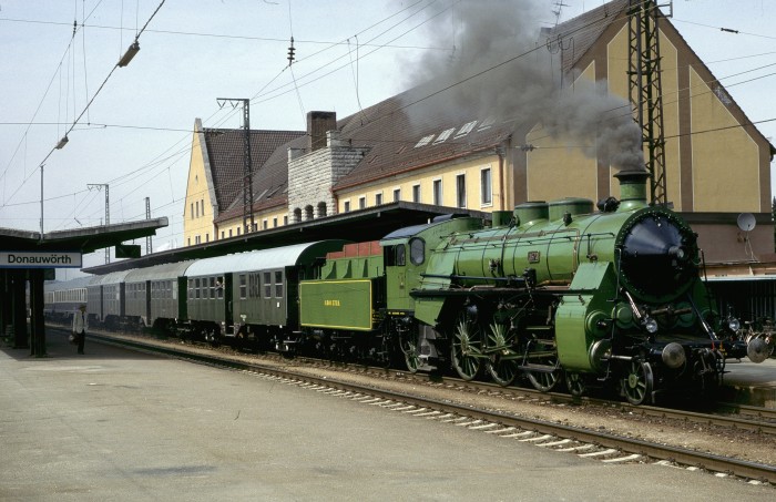 18&nbsp;478 auf erster Probefahrt in Donauwörth,  27.04.1996