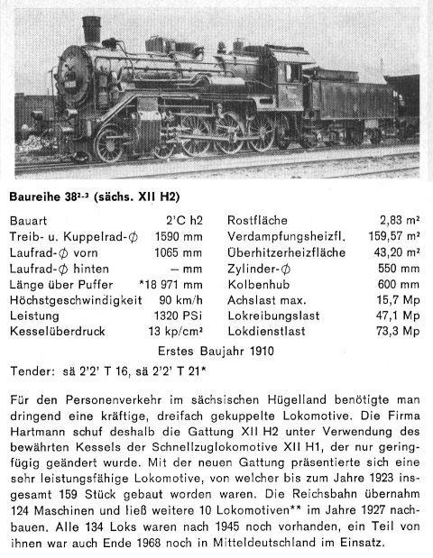 Kurzbeschreibung der Baureihe 38_2 (sächsische XII&nbsp;H2)