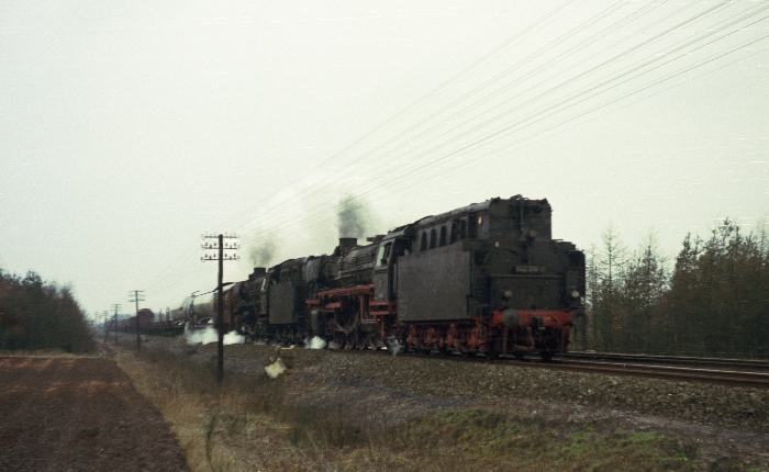 042&nbsp;018&nbsp;Tv + 042&nbsp;186 Tv Gz zwischen Salzbergen und Leschede, am 19.03.1975