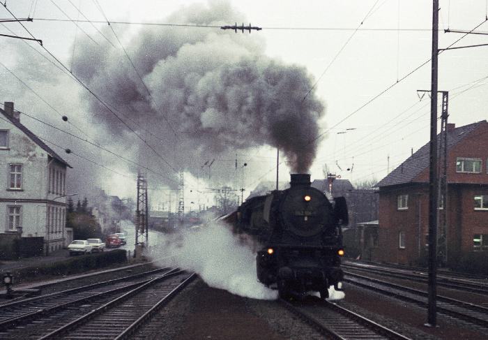 042&nbsp;106 Durchfahrt Pbf Rheine, am 20.03.1975