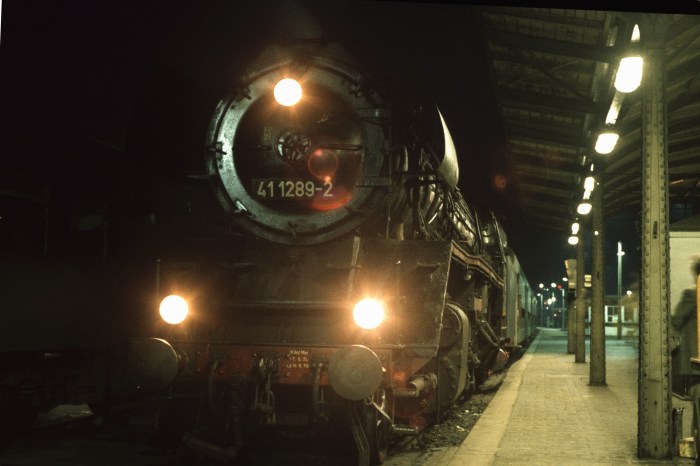 41&nbsp;1289 vor P&nbsp;5034 in Saalfeld, 25.03.1978