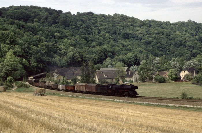 41&nbsp;1125 Gz nach Saalfeld, hinter Camburg, 26.08.1982