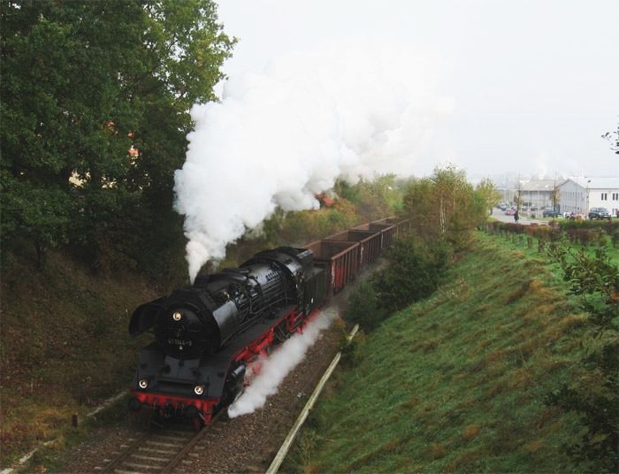 41&nbsp;1144 mit Lg Richtung Meiningen, Ausfahrt Wernshausen, am 11.10.2007
