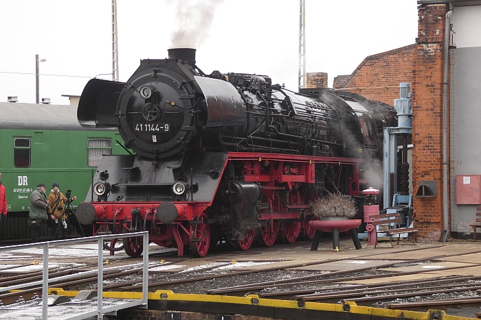 41&nbsp;1144 im Bw Arnstadt, um 14:09h am 25.01.2020