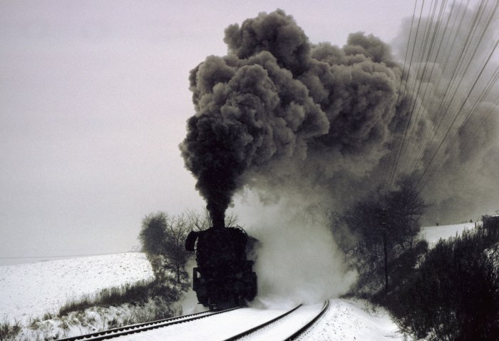 44&nbsp;0663 schwerster Ng-.>Gera, hinter Saalfeld, 10.01.1981