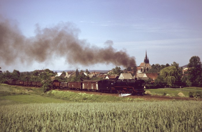 44&nbsp;0305 mit Ng ->Gera bei Neunhofen, 13.06.1981