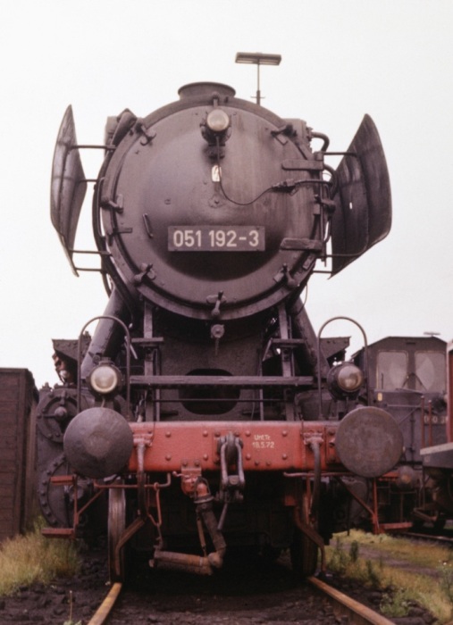 051&nbsp;192 im Bw Lehrte, am 24.06.1975