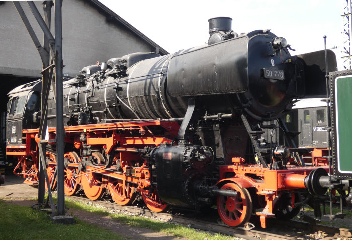 50&nbsp;778 im Bw Nördlingen, fotografiert um 8:50h am 20.05.2023