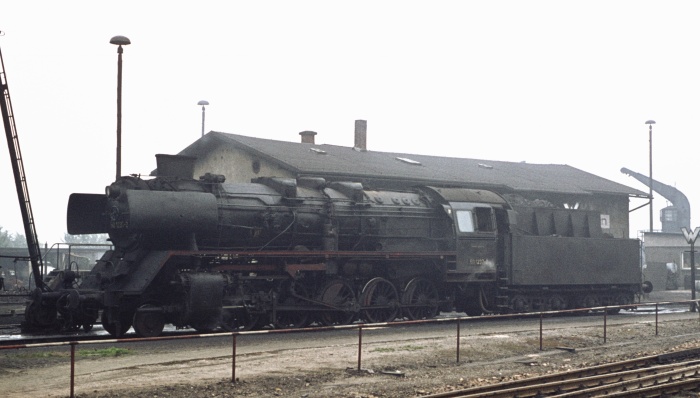 50&nbsp;1237 im Bw Nossen, am 13.10.1976