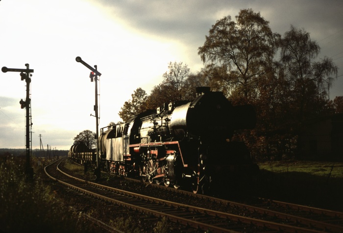 50&nbsp;3638 mit Gz Durchfahrt Neu Rohlsdorf, 07.11.1981