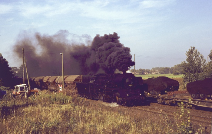 50&nbsp;3641 mit Ng&nbsp;61851 hinter Karstädt, 17.10.1984