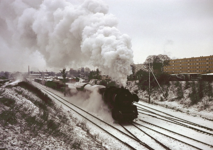 50&nbsp;3638 mit Ng Ausfahrt Parchim, 15.03.1985