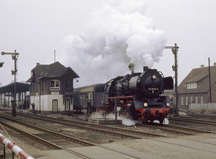 50&nbsp;3545 Ausfahrt Parchim, am 09.03.1991