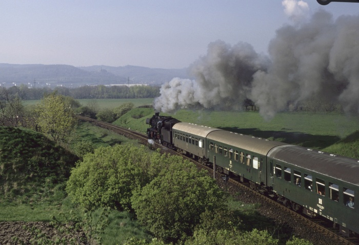 50&nbsp;3501 mit P&nbsp;16472 bei Minsleben, 09.05.1982