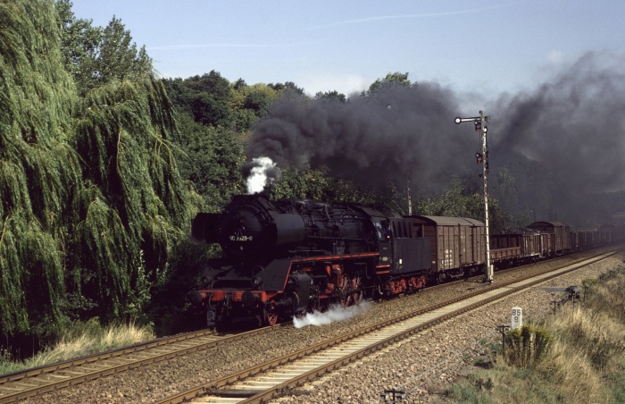 50&nbsp;3529 mit Ng&nbsp;61348 bei Miltitz-Roitzschen, am 03.09.1982