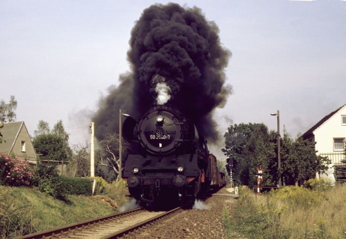 50&nbsp;3540 mit Ng&nbsp;61348 bei Miltitz-Roitzschen, 05.09.1982