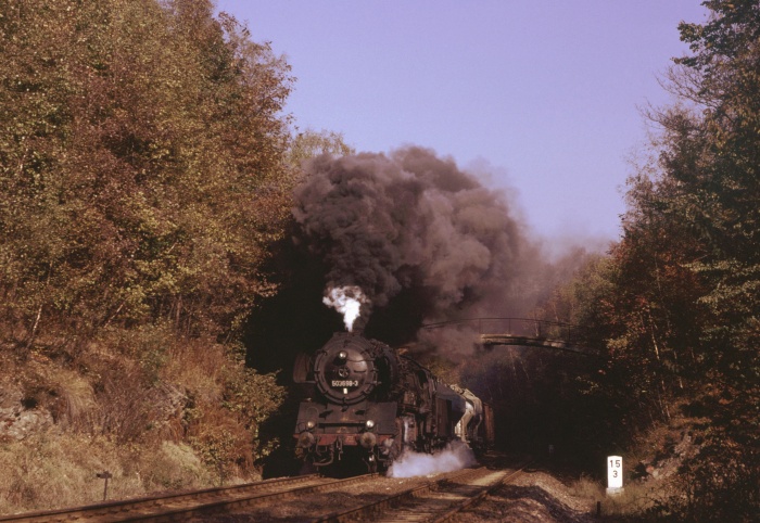 50&nbsp;3698 mit Dg&nbsp;54309 vor Schlema, 27.10.1985