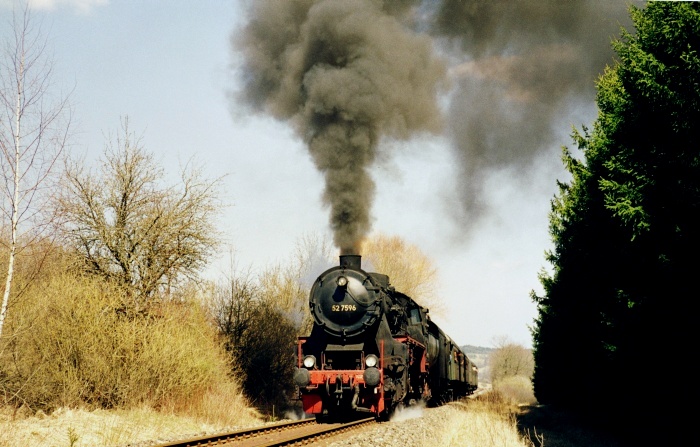 52&nbsp;7596 zwischen Erzingen und Dottenhausen, 13.04.2003