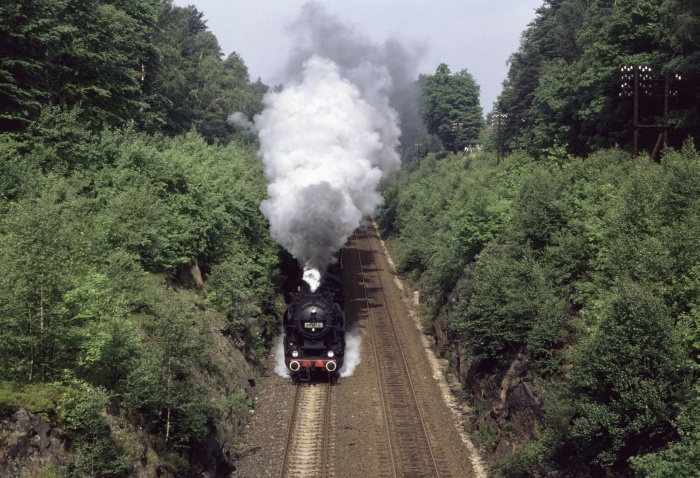 52&nbsp;8193 mit Lgo 49511 hinter Langebrück, 17.06.1982