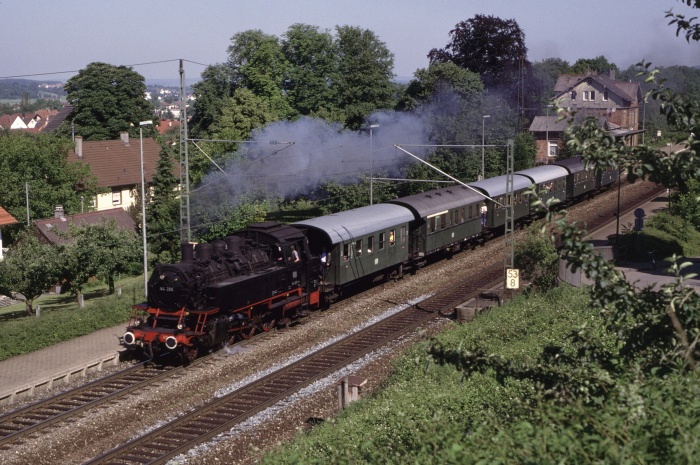 64&nbsp;289 Smit Sonderzug Durchfahrt Gingen, am 16.06.1996