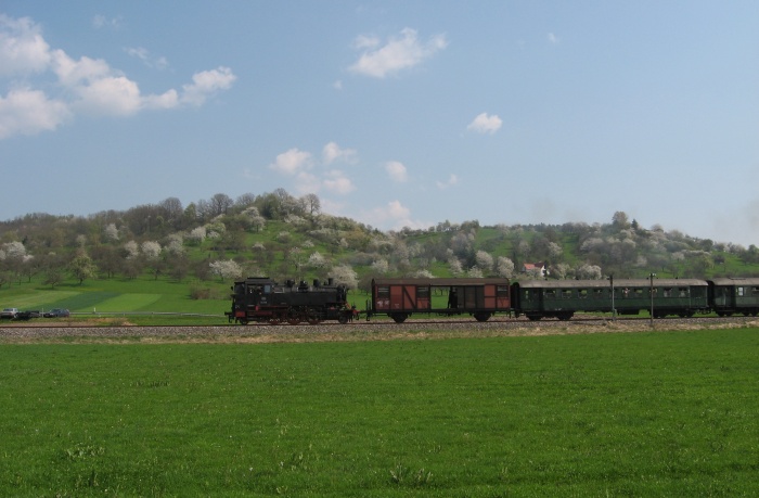 64&nbsp;419&nbsp;Tv Zug ->Rudersberg, zwischen Michelau und Schlechtbach, am 13.04.2009