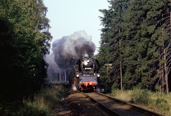 65&nbsp;1049 Sonderzug bei Teichwolframsdorf, am 09.09.1989