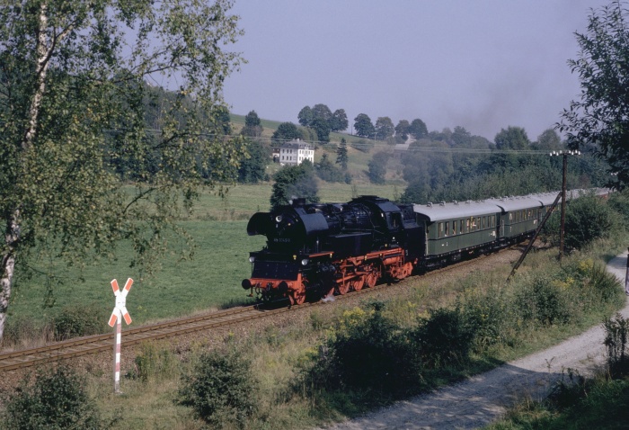 65&nbsp;1049 Sonderzug ->Adorf, bei Siebenbrunn, am 09.09.1989