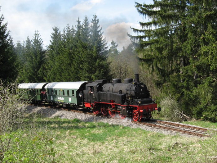 75&nbsp;1118 im Wald hinter Amstetten, um 15:57h am 04.05.2008