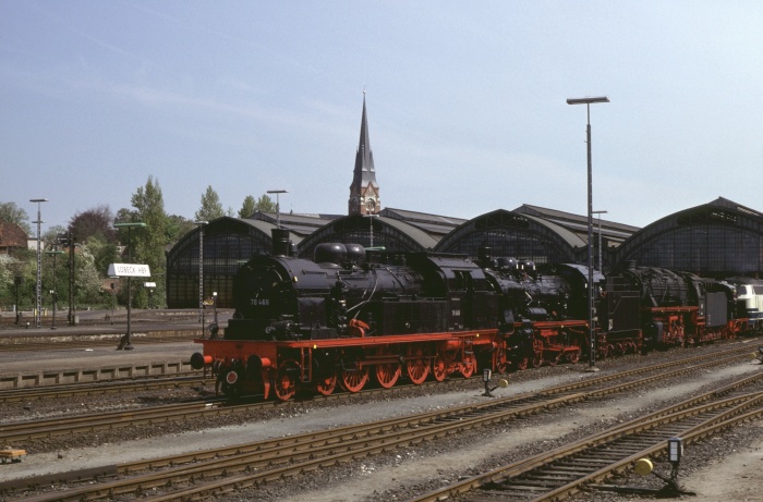78&nbsp;468 in Lübeck Hbf, am 15.05.1980