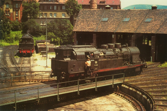 78&nbsp;482 im Bw Aalen, September 1969