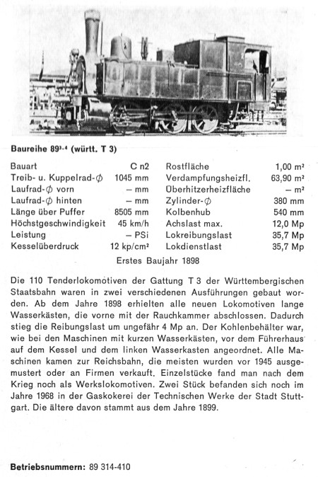 Beschreibung der württembergischen T3 - Teil&nbsp;2