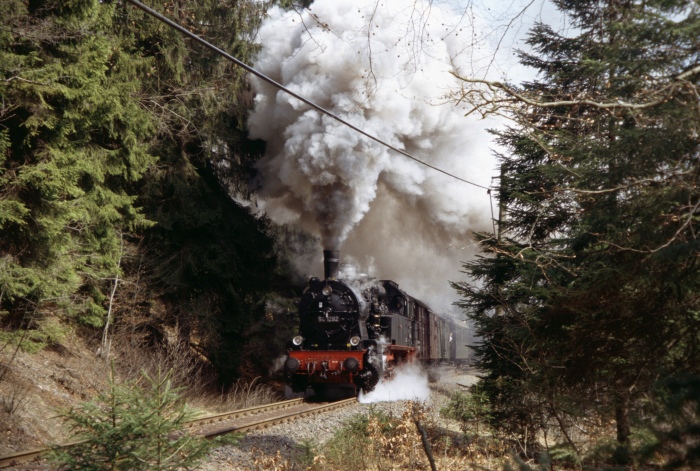 94&nbsp;1292 Bergfahrt zwischen Stützerbach und Rennsteig, am 11.04.2004