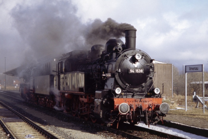 94&nbsp;1538 und 50&nbsp;3648 in Ilmenau, am 18.02.2006