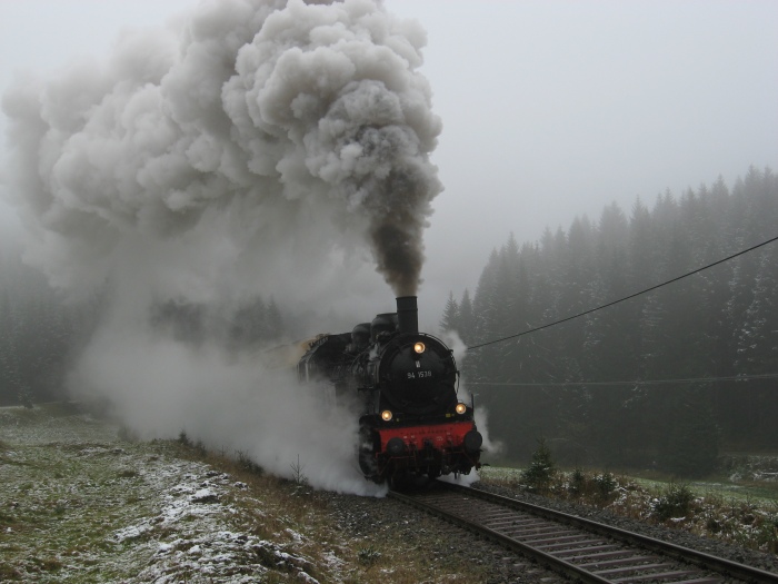 94&nbsp;1538 Bergfahrt zwischen Stützerbach und Rennsteig, am 21.10.2007