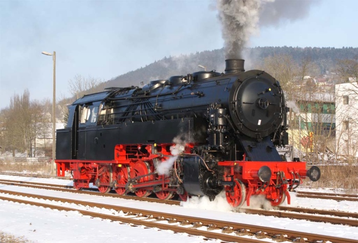95&nbsp;027 frisch untersucht in Meiningen, Anfang 2010