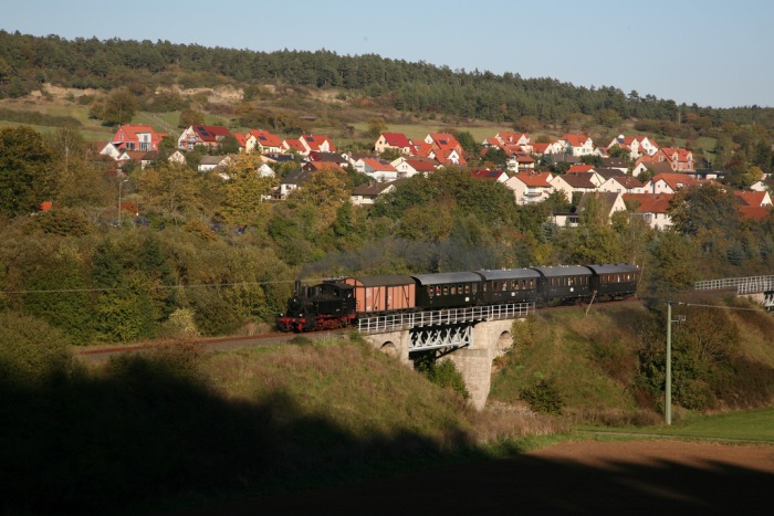 98&nbsp;886 an den Brücken bei Stockheim, am 15.10.2006