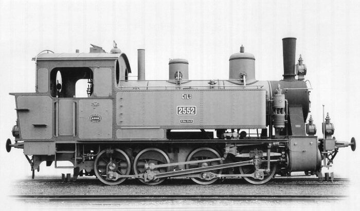 Lok&nbsp;2552 der KBayStSB in 1911