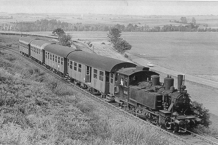 98&nbsp;886 mit P&nbsp;3947 bei Saal, am 05.07.1967