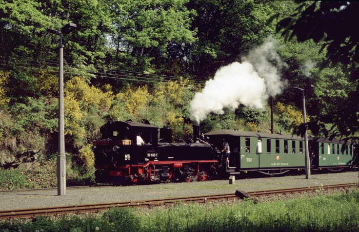 99&nbsp;1608&nbsp;Tv Sonderzug nach Potschappel in Seifersdorf, am 18.05.2002
