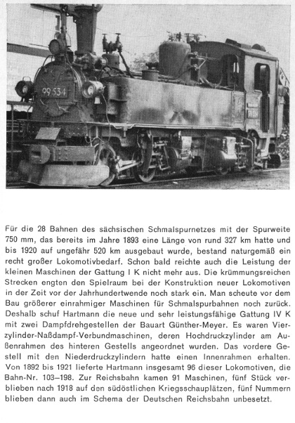 Kurzbeschreibung der Baureihe&nbsp;99.51 - alte sächsische IV&nbsp;K - Teil&nbsp;2