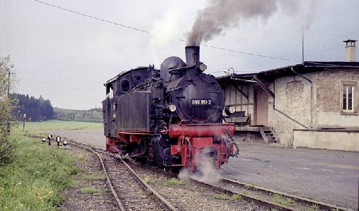 099&nbsp;651 in Bad Schussenried Frühjar 1969