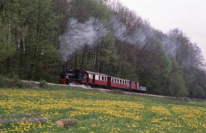 99&nbsp;7203 an der großen Wiese im unteren Duital, am 01.05.2000