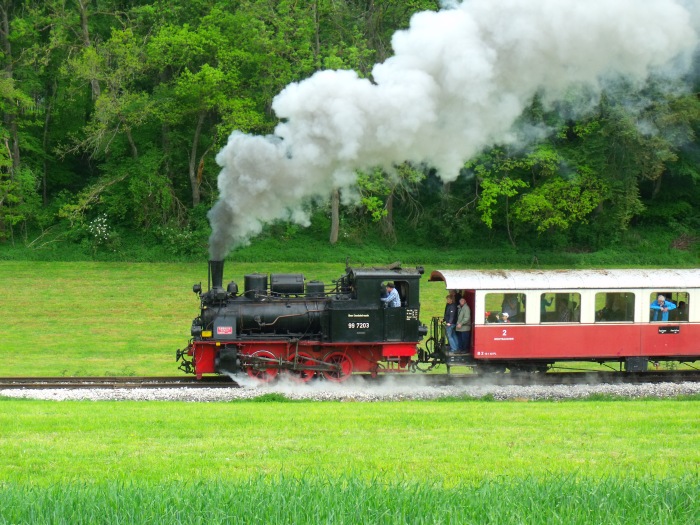 &nbsp;7203 nun am mittleren Duital hinter dem Ende des Waldes, ebenfalls an einer häufig aufgesuchten Soundaufnahmeposition, um 10:18h am 14.05.2015