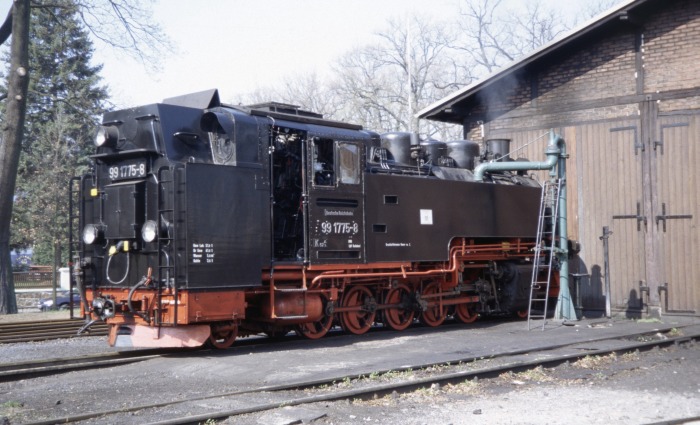 99&nbsp;1775 am Wasserkran in Radeburg, am 02.04.2007