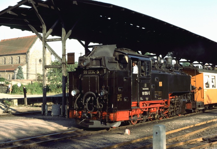 99&nbsp;1734&nbsp;Tv vor P&nbsp;14272 in Dippoldiswalde, am 20.08.1978