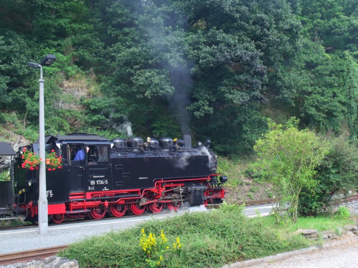 99&nbsp;1734 mit P&nbsp;5008 in Seifersdorf, um 17.10h am 25.07.2011