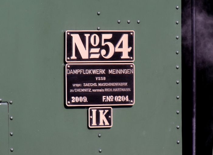 Die Anschriften der No&nbsp;54 - moderner Daten-Inhalt aber in dem alten, ehrwürdigen Stil, am 23.07.2011