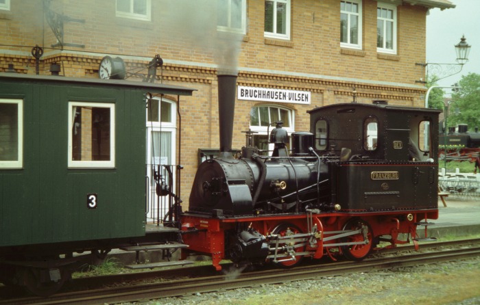 FRANZBURG im Bahnhof Bruchhausen-Vilsen, am 16.05.2005